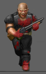shotgunguy's left leg