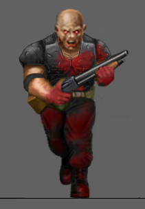detailed and bloodied pants