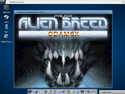 Alien Breed 3D Odamex Projekt running in ZDOOM