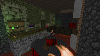 Preview of an area earlier on in the level