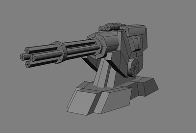 Cannon turret pre-alpha stage