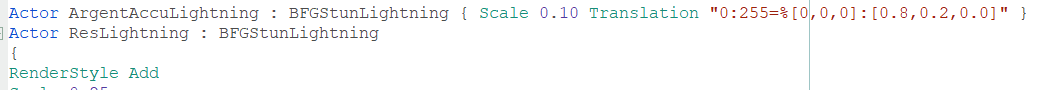 DECORATE lines where the error is caused