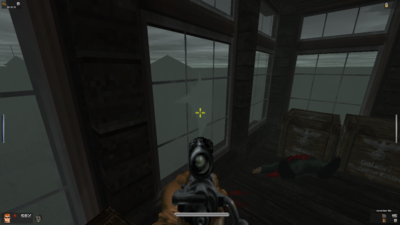 So this is me in the sniper tower, and I can't see for shit, now this might be a problem on my part because my computer is shit so I run BOA on the lowest settings, but I've tried cranking up some of the performance settings, the scenery and trees, those settings, and I still couldn't see for shit and it drops to 2 frames, so I'm kinda stuck unless I brute force my way using cheats