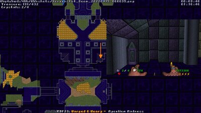 MAP23 - Hole was covered by 2 breakable blocks. Looks like remnants or abandoned plans for a secret.