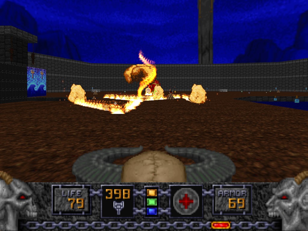Fire Lich - Using It's Fire Spiral Attack