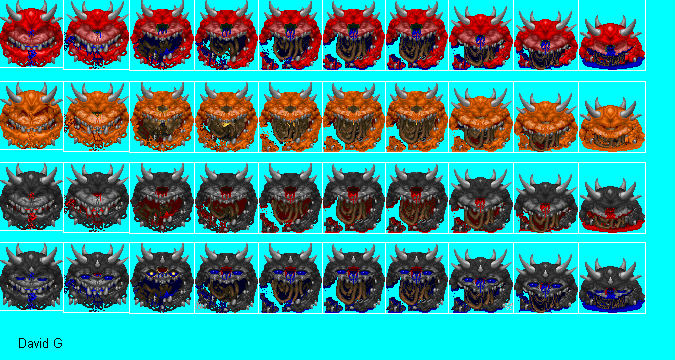 Take note that my version of the cracko demon bleeds blue (originally red). Nothing that a little recolor can't fix.
