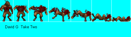 Here is the improved version thus far. Yes the head still pops off like a wine cork. Have not figured out how to execute an exploding goat head with out it looking like another zombie head doing so.